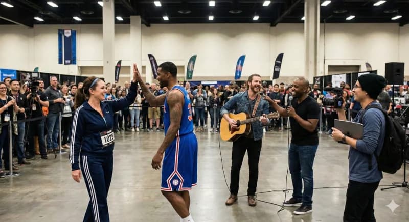 Athletes and entertainers